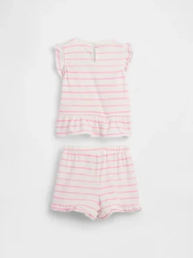 Set per neonati con volant a tema fragola
