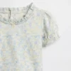 Set per neonati in cotone biologico a motivi floreali