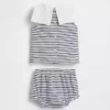 Set per neonati in cotone biologico stile marinaro