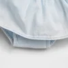 Set per neonati in denim con fiocco
