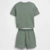 Set per neonato & bebè a righe testurizzate