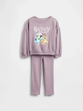 Set per neonato & bebè composto da felpa Bluey Vintagesoft e leggings a costine