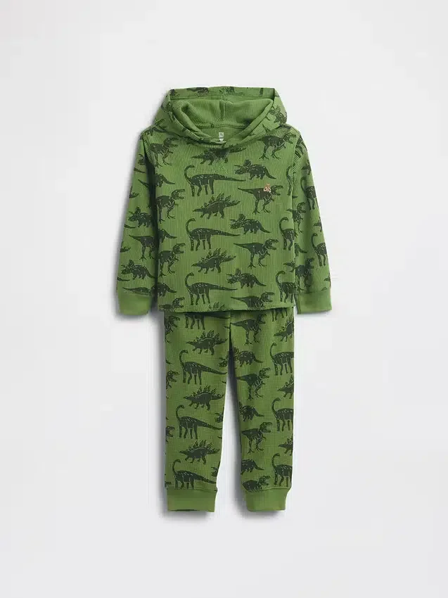 Set per neonato & bebè in maglia a nido d’ape