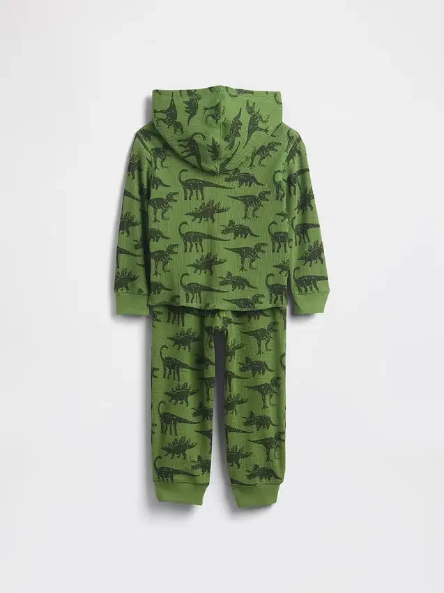 Set per neonato & bebè in maglia a nido d’ape