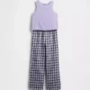 Set pigiama canotta riciclata per bambini