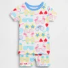 Set pigiama con pantaloncini e maglietta in cotone biologico spazzolato per neonato & bebè