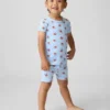 Set pigiama con pantaloncini in cotone biologico spazzolato Brannan Bear per neonato & bebè
