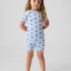 Set pigiama con pantaloncini in cotone biologico spazzolato Brannan Bear per neonato & bebè