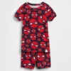 Set pigiama con pantaloncini in cotone biologico spazzolato Marvel per Neonato & Bebè