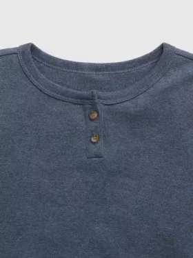 Set pigiama Henley in cotone biologico per bambini