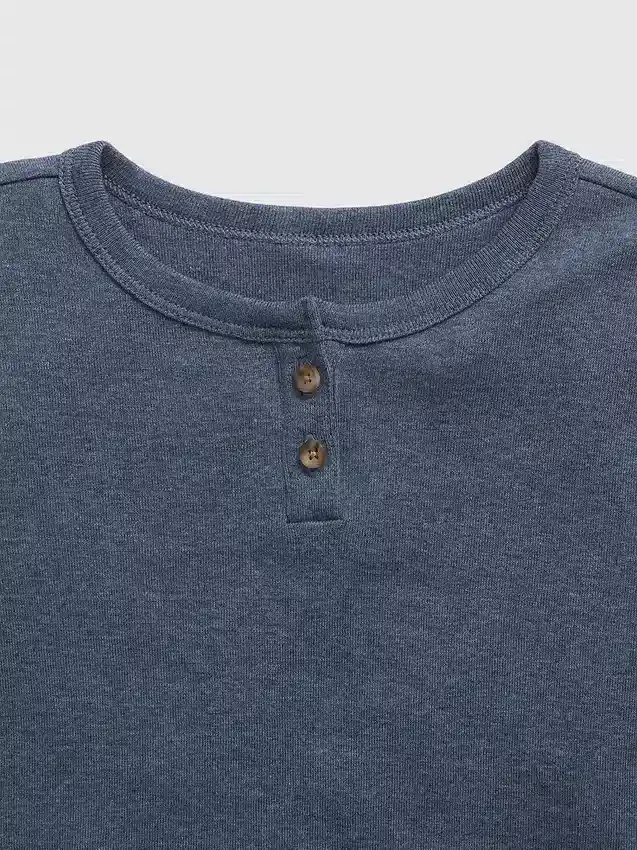 Set pigiama Henley in cotone biologico per bambini
