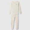 Set pigiama Henley in cotone biologico spazzolato per Neonato & Bebè