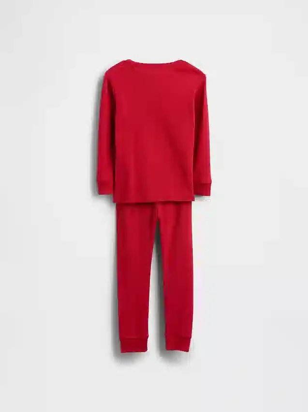 Set pigiama Henley in cotone biologico spazzolato per Neonato & Bebè