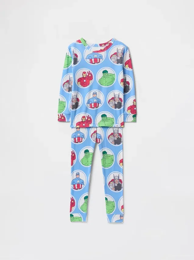 Set pigiama in cotone biologico spazzolato Marvel per Neonato & Bebè