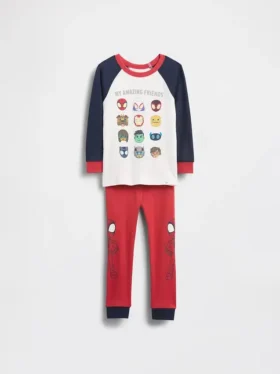 Set pigiama in cotone biologico spazzolato Marvel per Neonato & Bebè