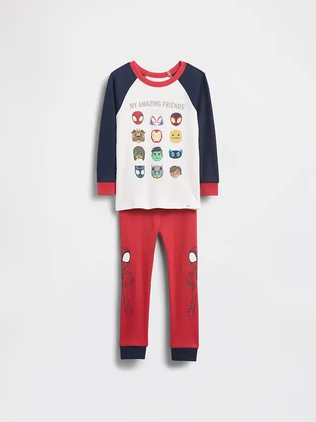 Set pigiama in cotone biologico spazzolato Marvel per Neonato & Bebè