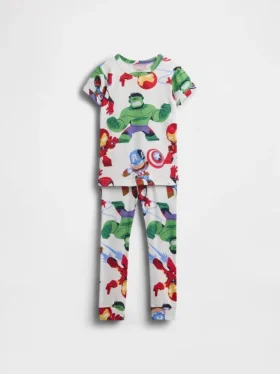 Set pigiama in cotone biologico spazzolato Marvel per Neonato & Bebè