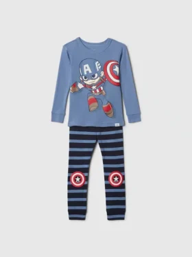 Set pigiama in cotone biologico spazzolato Marvel per Neonato & Bebè