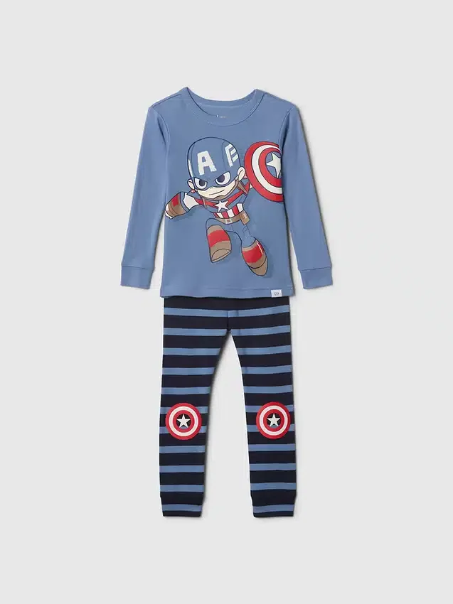 Set pigiama in cotone biologico spazzolato Marvel per Neonato & Bebè