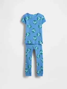 Set pigiama in cotone biologico spazzolato per Neonato & Bebè