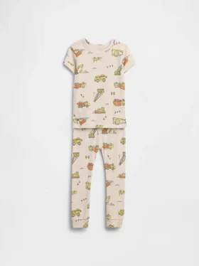 Set pigiama in cotone biologico spazzolato per Neonato & Bebè