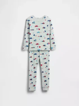 Set pigiama in cotone biologico spazzolato per Neonato & Bebè