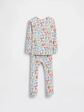 Set pigiama in cotone biologico spazzolato per Neonato & Bebè