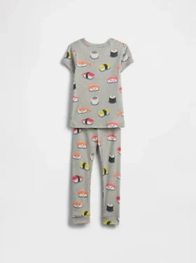 Set pigiama in cotone biologico spazzolato per Neonato & Bebè