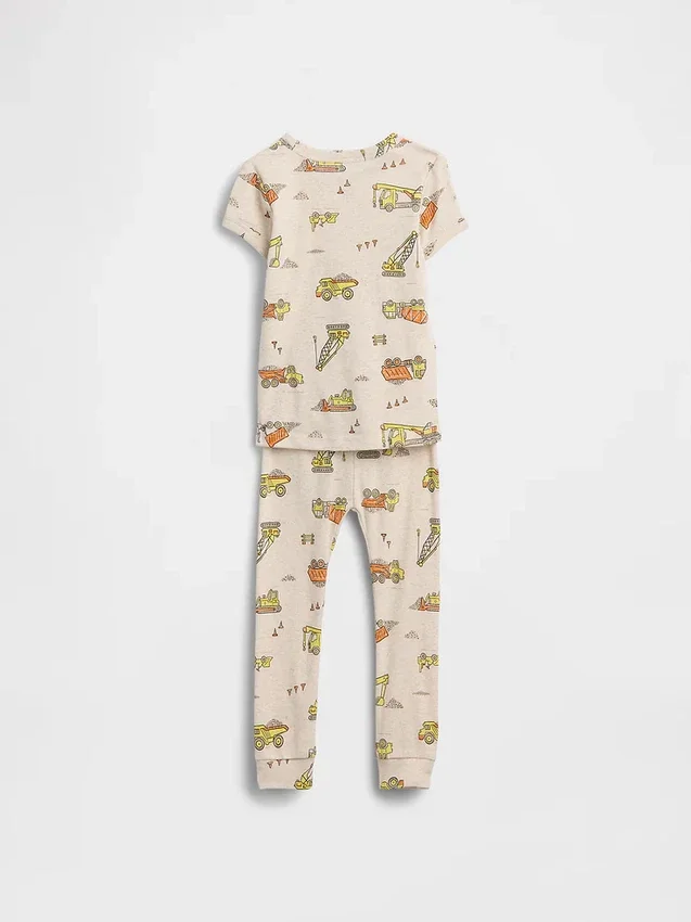 Set pigiama in cotone biologico spazzolato per Neonato & Bebè