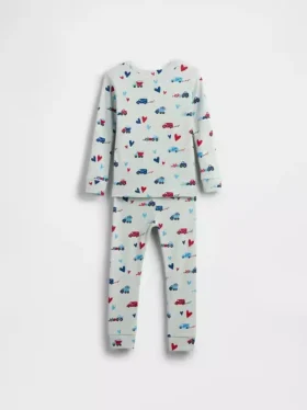 Set pigiama in cotone biologico spazzolato per Neonato & Bebè