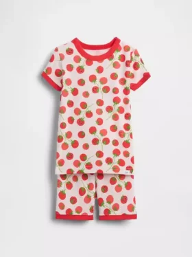 Set pigiama in cotone biologico spazzolato “Tomato” per neonato & bebè
