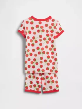 Set pigiama in cotone biologico spazzolato “Tomato” per neonato & bebè