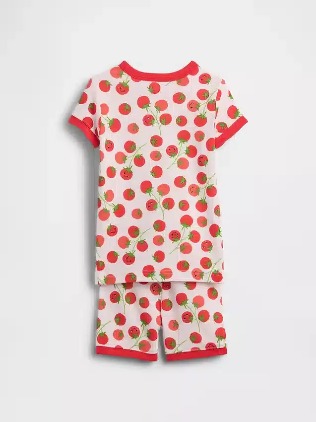 Set pigiama in cotone biologico spazzolato “Tomato” per neonato & bebè