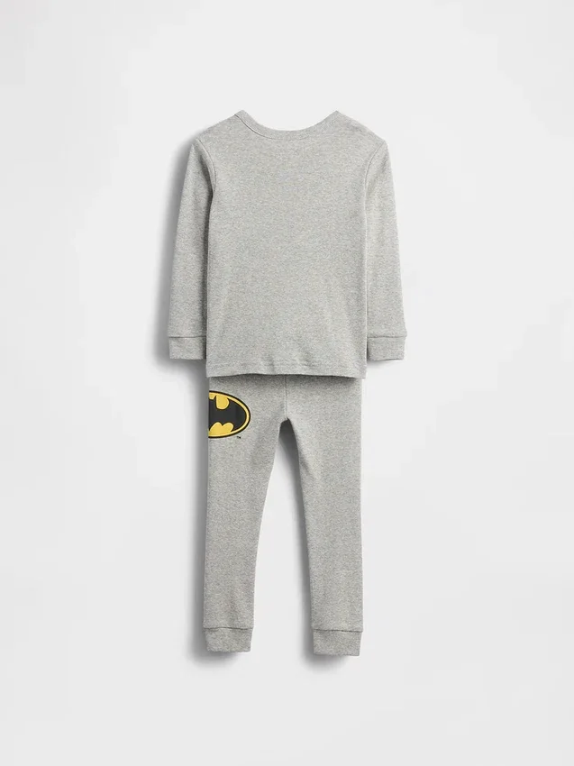 Set pigiama in cotone spazzolato biologico Batman per neonato & bebè
