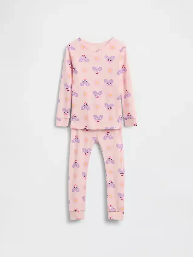 Set pigiama in cotone spazzolato biologico Sesame Street per Neonato & Bebè