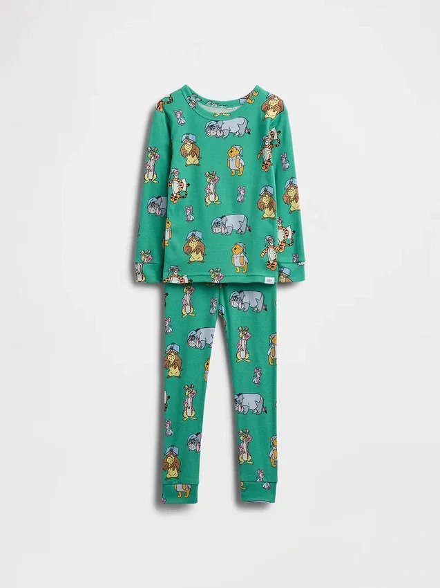 Set pigiama in cotone spazzolato biologico Winnie the Pooh per Neonato & Bebè