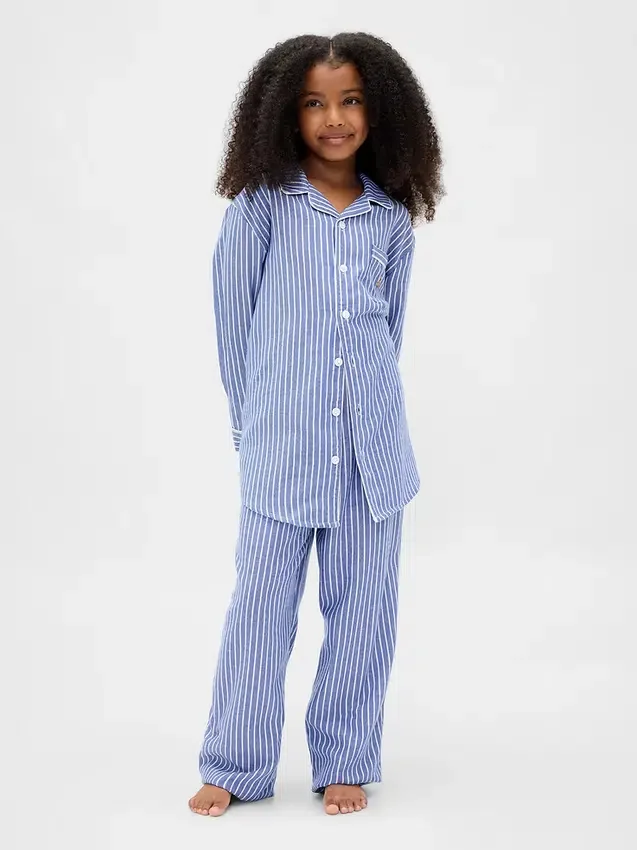 Set pigiama in flanella riciclata per bambini