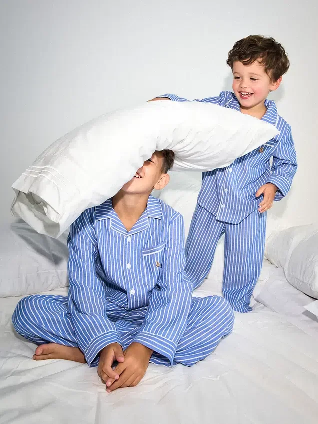 Set pigiama in flanella riciclata per bambini
