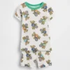 Set pigiama in pantaloncini Brannan Bear in cotone biologico spazzolato per neonato & bebè