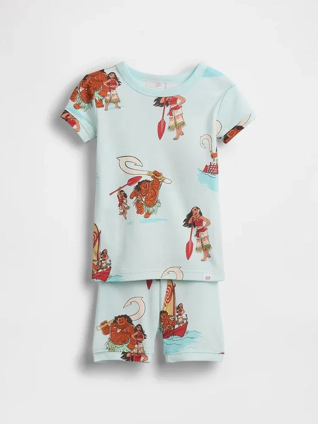 Set pigiama in pantaloncini in cotone biologico spazzolato GAP × Disney per Neonato & Bebè