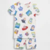Set pigiama in pantaloncini in cotone biologico spazzolato GAP × Disney per Neonato & Bebè