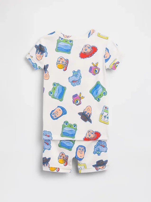 Set pigiama in pantaloncini in cotone biologico spazzolato GAP × Disney per Neonato & Bebè