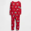 Set pigiama natalizio GAP × Disney per bambini e neonati in cotone biologico spazzolato
