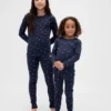 Set pigiama natalizio in cotone biologico spazzolato per bambini e neonati
