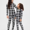 Set pigiama natalizio in cotone biologico spazzolato per bambini e neonati