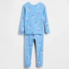 Set pigiama natalizio in cotone biologico spazzolato per bambini e neonati