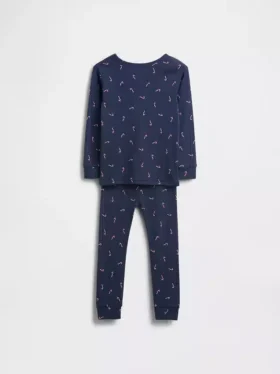 Set pigiama natalizio in cotone biologico spazzolato per bambini e neonati