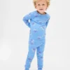 Set pigiama natalizio in cotone biologico spazzolato per bambini e neonati