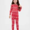 Set pigiama natalizio in cotone biologico spazzolato per bambini e neonati
