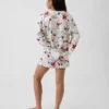 Set pigiama pantaloncini da bambino Snoopy in tessuto riciclato